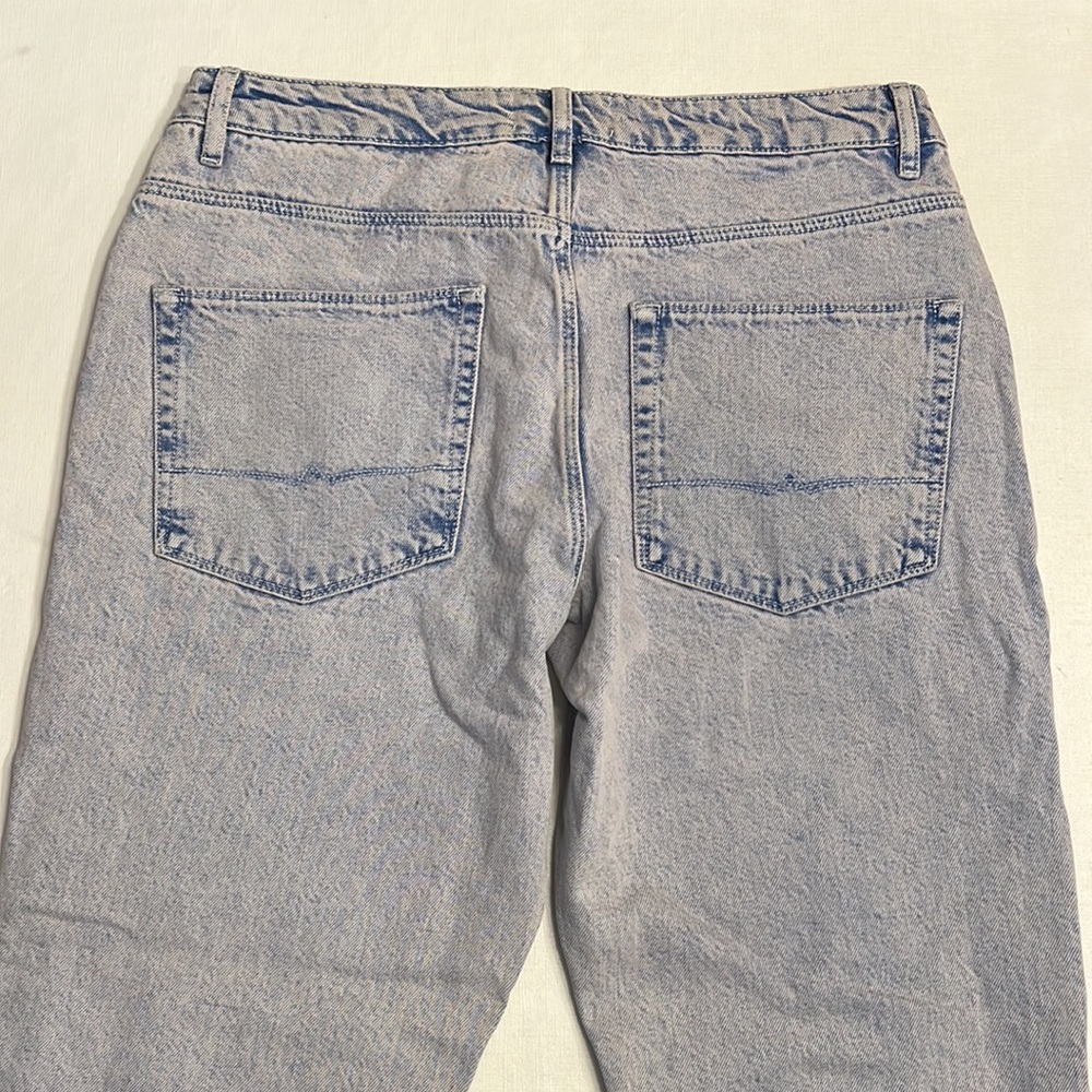 ASOS Design Straight Leg Pants In Washed Lavender - Picture 7 of 8